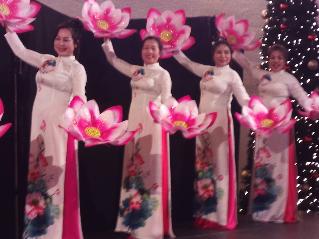 SHOW OF MALAISIAN WOMEN WHEN US AT  A CHRISTMAS CELEBRATION IN BRATISLAVA