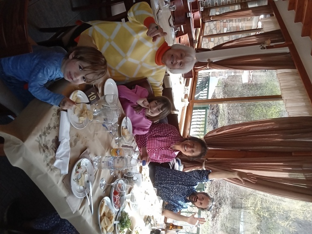 ME AND FRIENDS AT A TAVERN  AT MOUNTAINOUS KAVALA