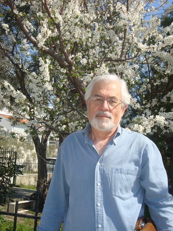 MINAS BY A  BLOOMING PLUM TREE[ ? ] IN THE NEIGHBOURHOOD