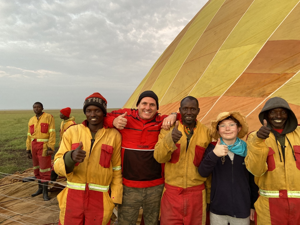 Hot air ballooning in Masai Mara