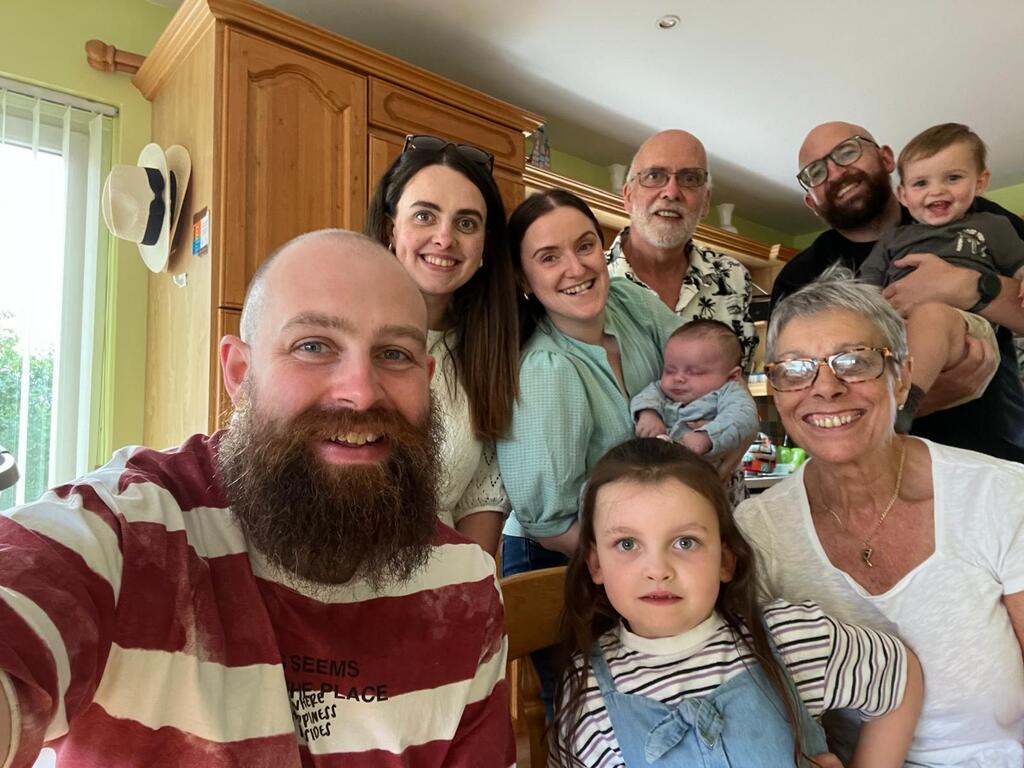 This is with three grandchildren 2025