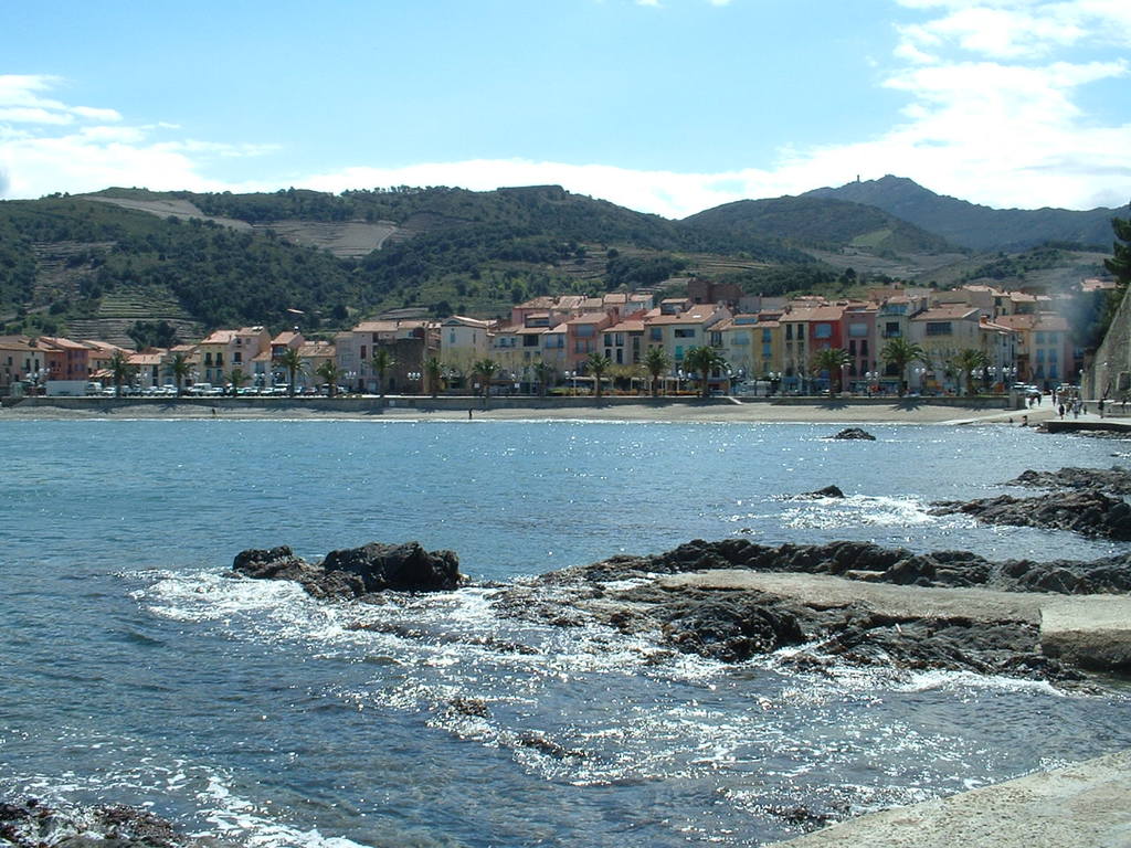Beach area near port