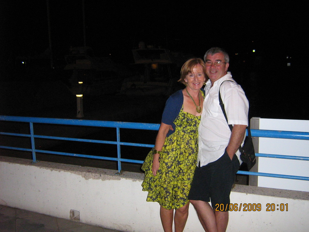 Mary and William at the port