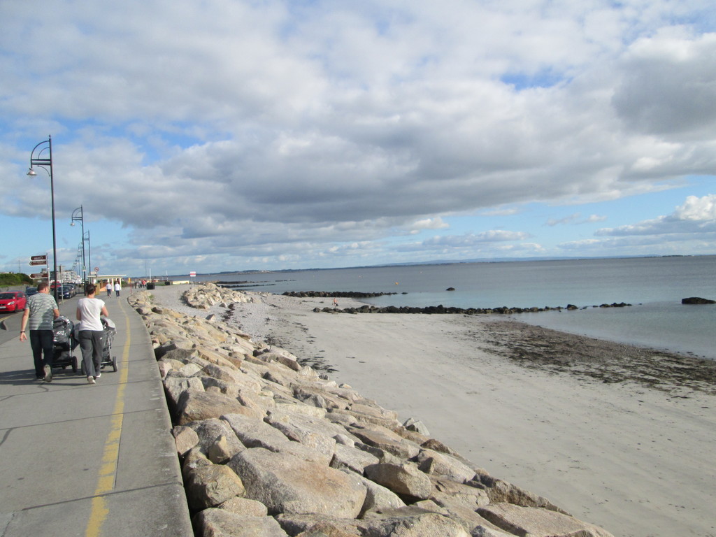 The "Promenade" and local beach in Salthill
