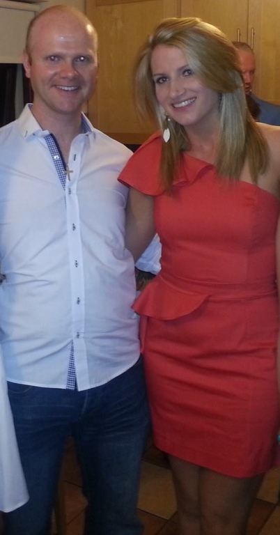 Us enjoying a night out 