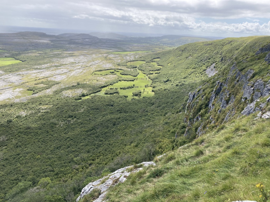 The Burren - a famous limestone region south of Galway.