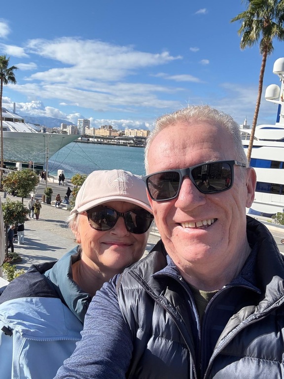 Frances & Des on the coast 