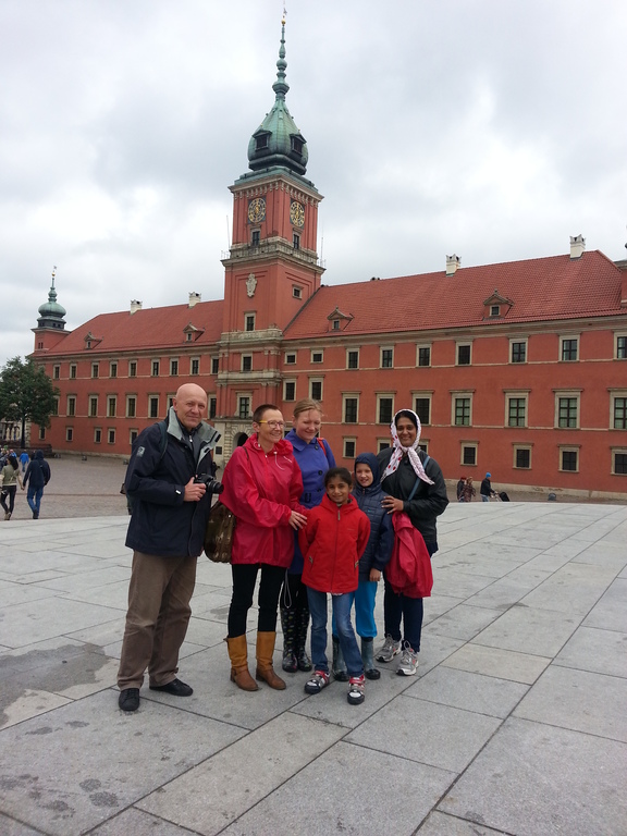 Kings Castle Warsaw with Intervac Partner
 Chris & Family