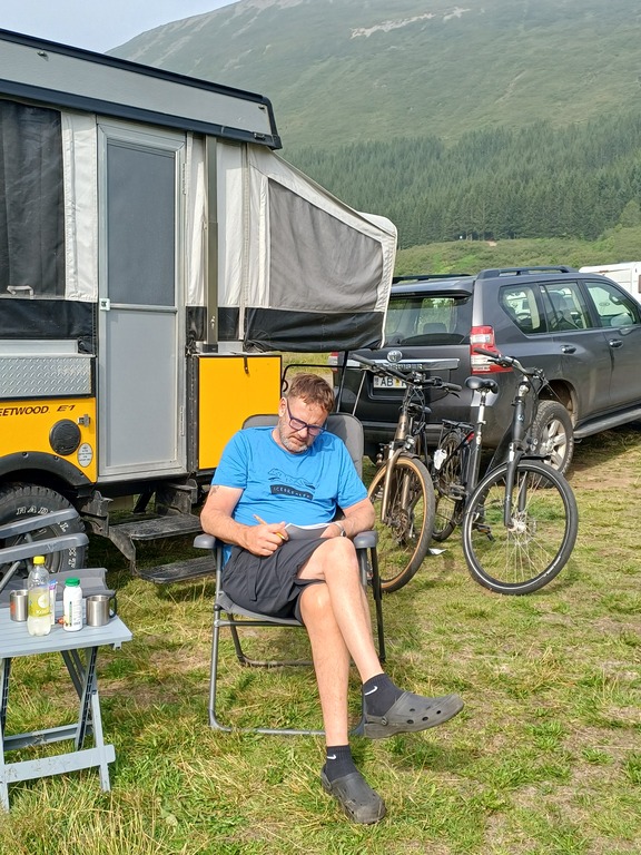 we love travel in our pop up camper and with our bike