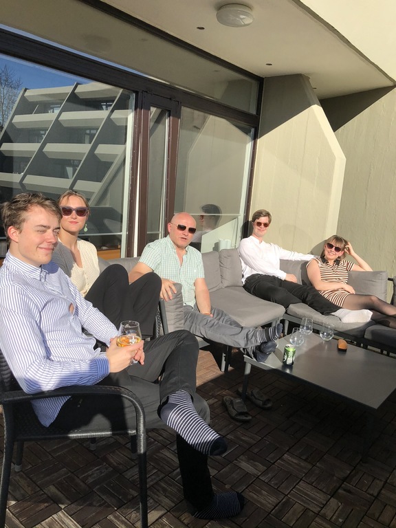 Summer time on the balcony 