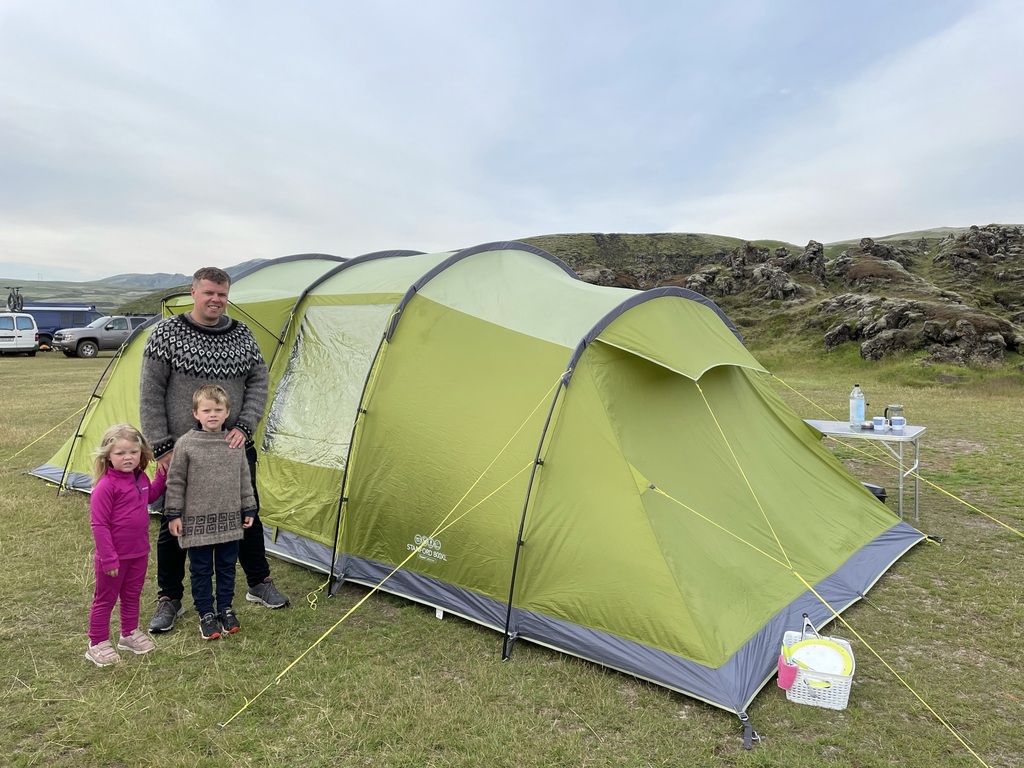Camping in the Icelandic highlands, summer of 2021