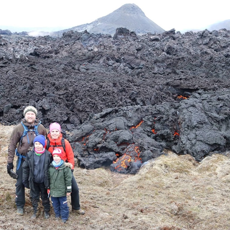 Valcanic eruption in Iceland 2021