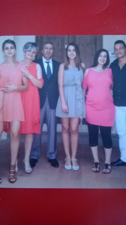 Viola, Lucia, Rino, Veronica, Benedetta and her husband