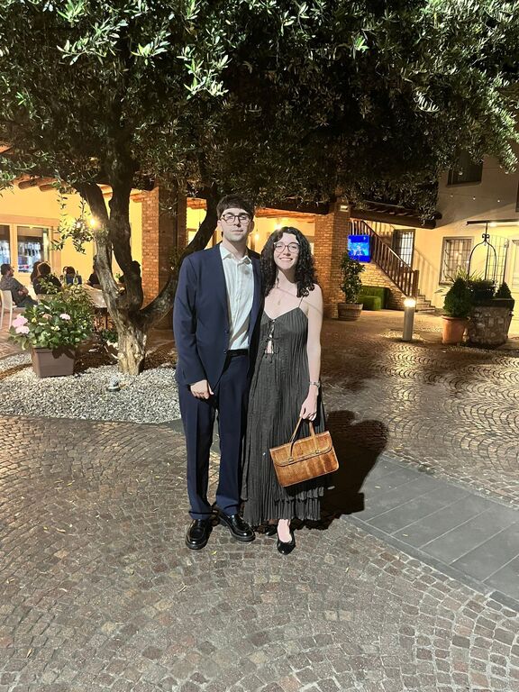 Francesco con la sua fidanzata Allegra