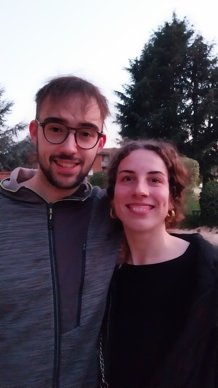 Diego and his girlfriend Sara