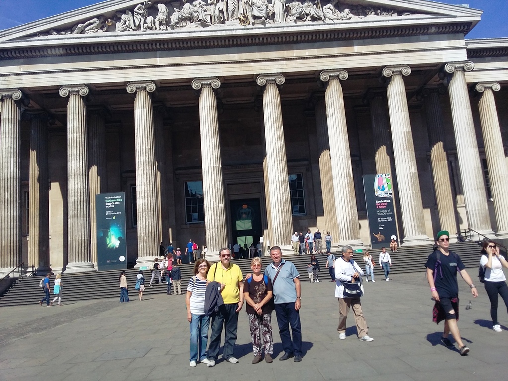 Gianfranco ed io con Lia e Antonio a Londra