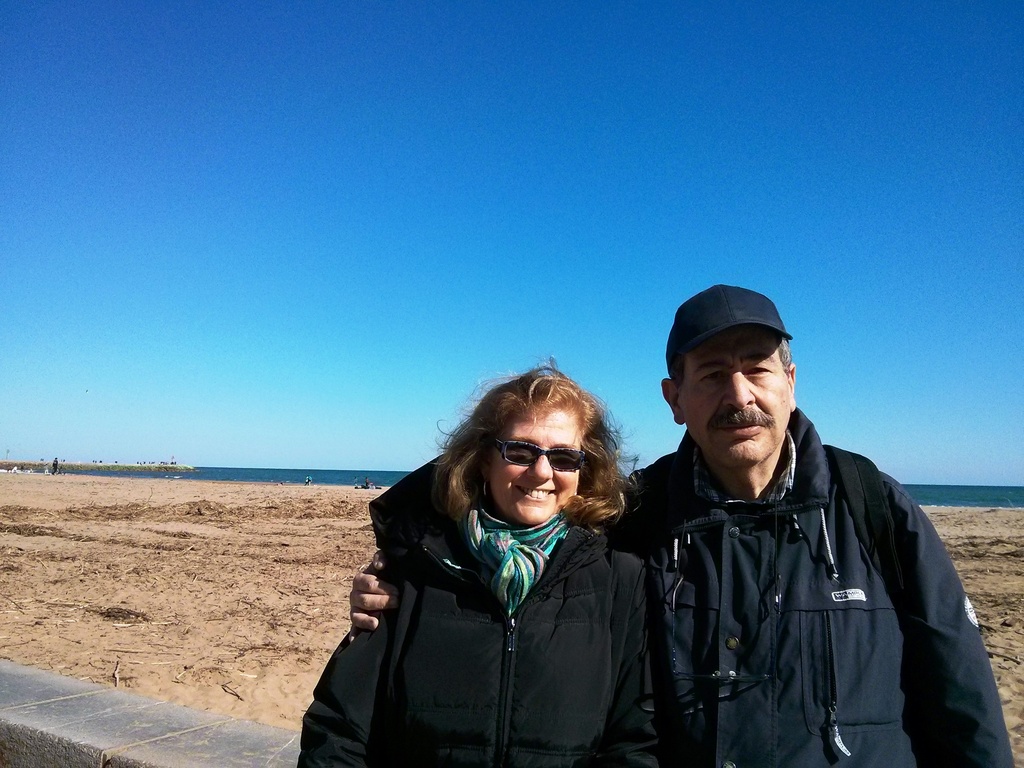 Maria Rosa e Gianfranco a Bézier (Francia)