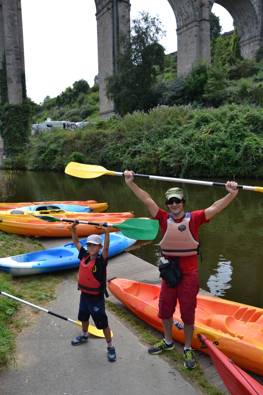kayak on the Rance canal - Bretagne's exchange 