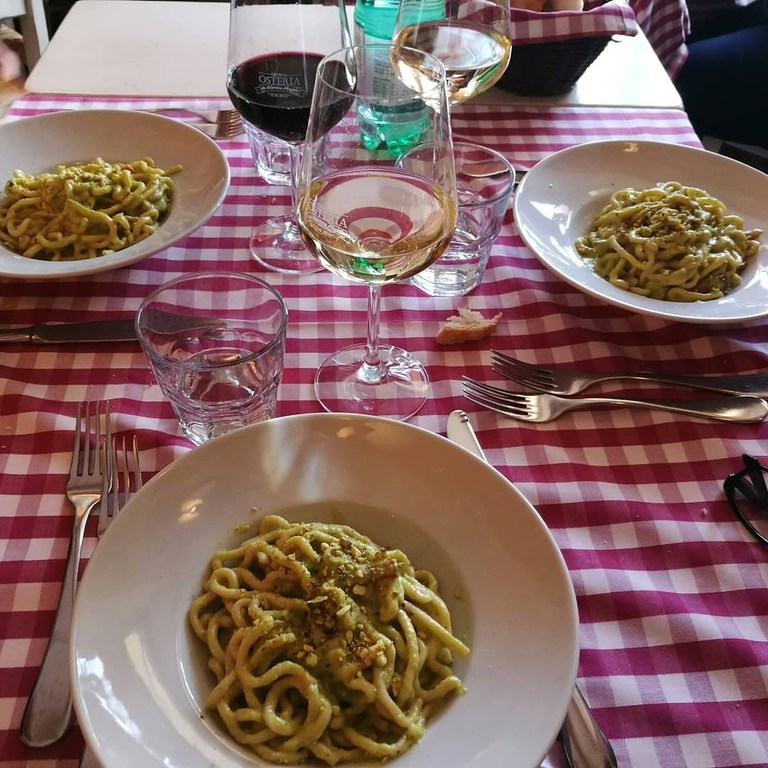 typical hand made pasta