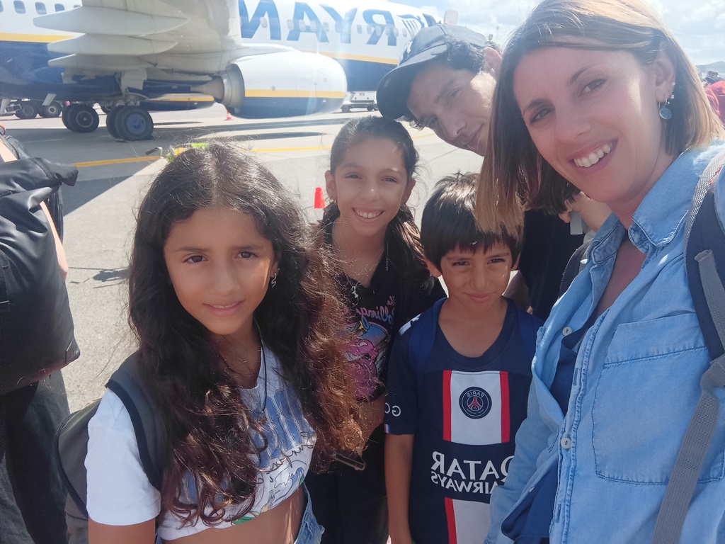 Alba, Irene, Renato, Aurelio and Julia