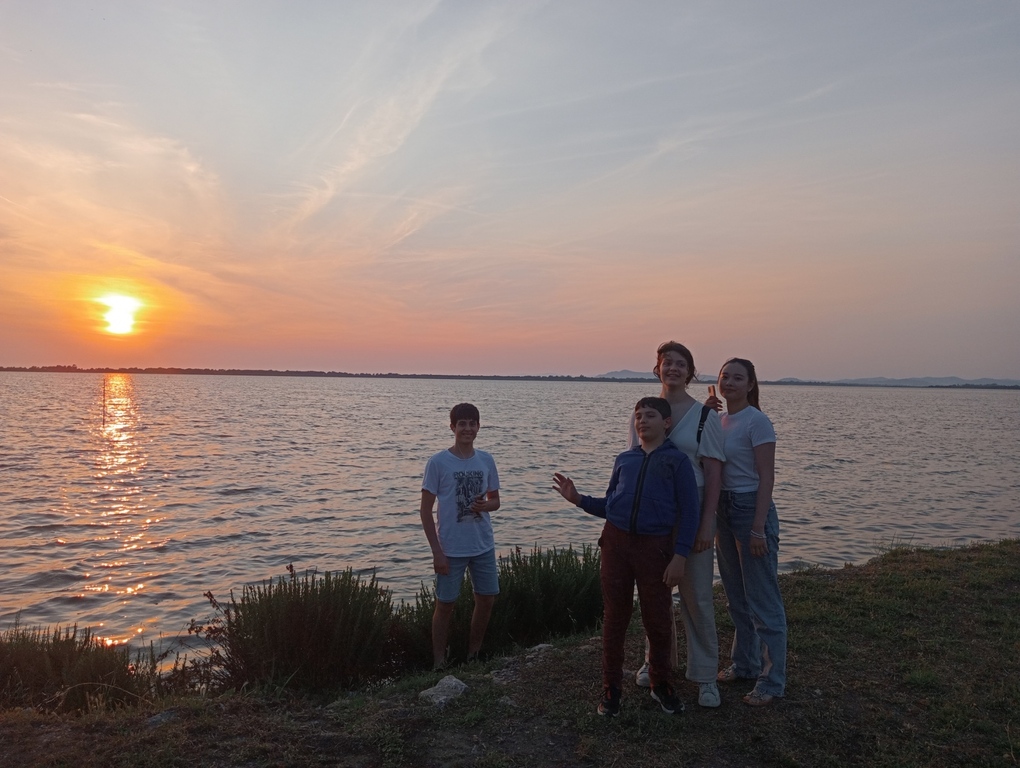 tramonto davanti alla laguna giugno 2023 - sunset in front of the lagoon, june 23
