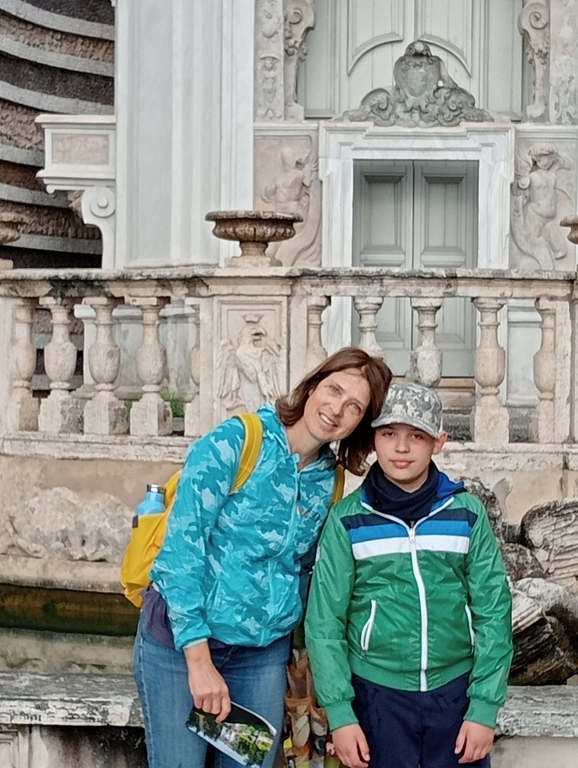 Giulia e Carlo in gita a Tivoli, maggio 2023 - Giulia and Carlo in Tivoli, may 2023