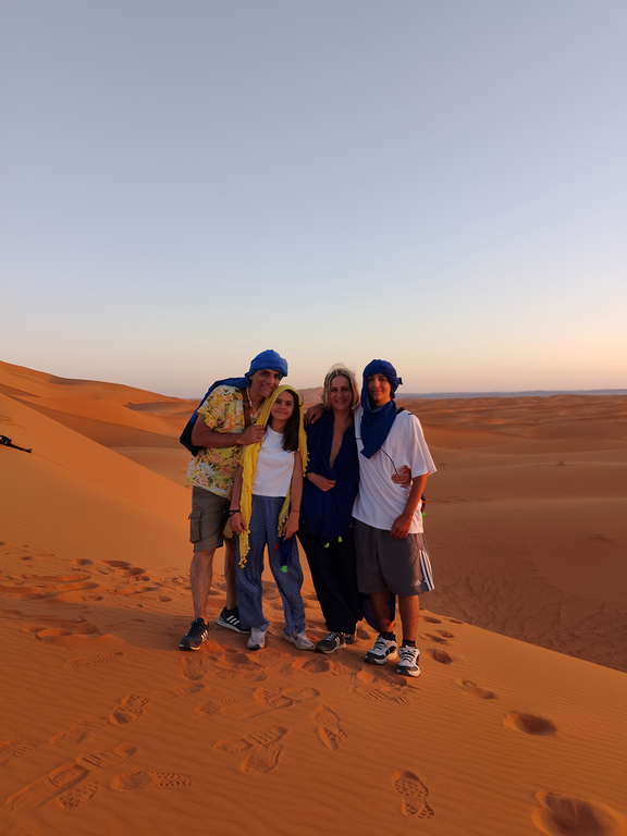 Our family in the Sahara Desert - Morocco