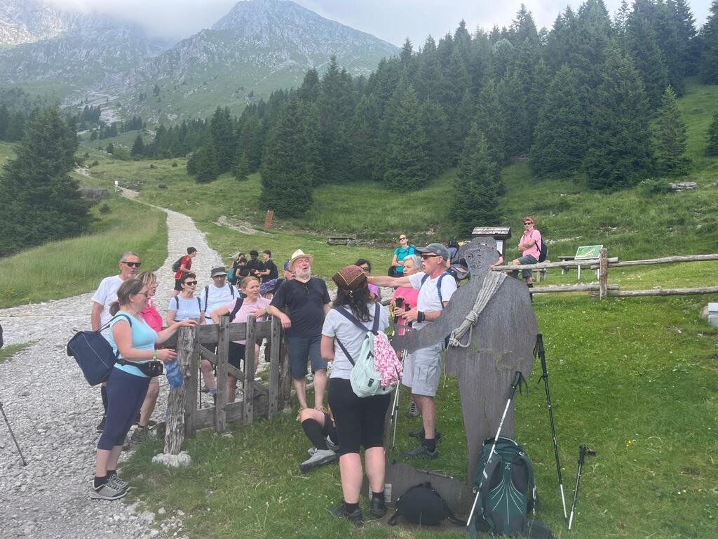 In montagna con gli amici