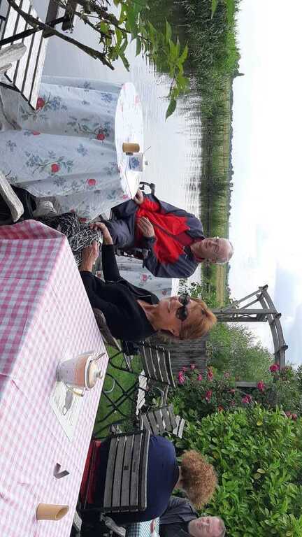 on a bike trip close to our house