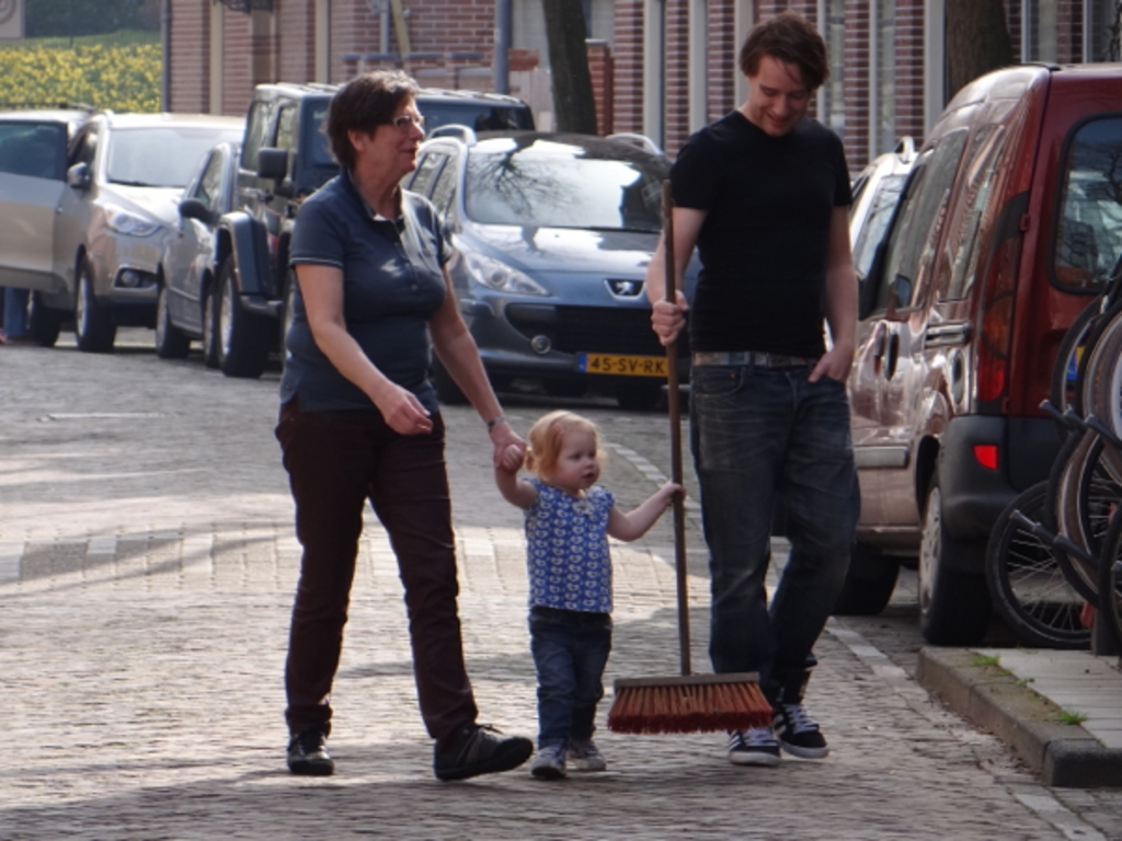 With our son Stefan and grandchild Eva