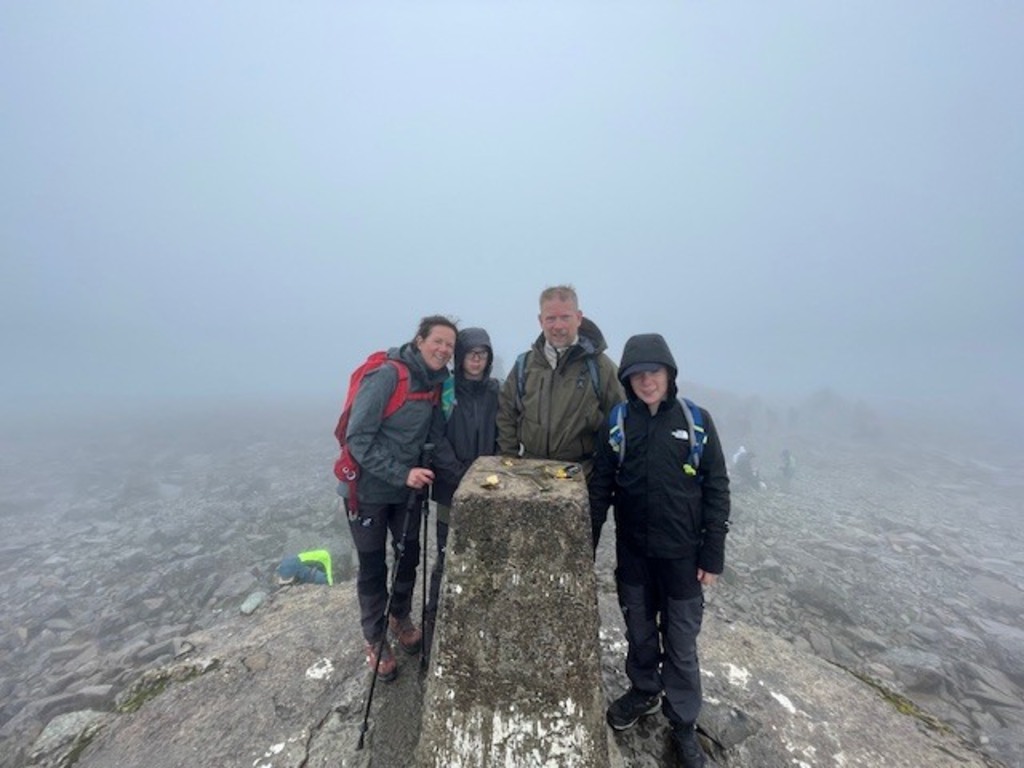 Top of Ben Nevis, 2025