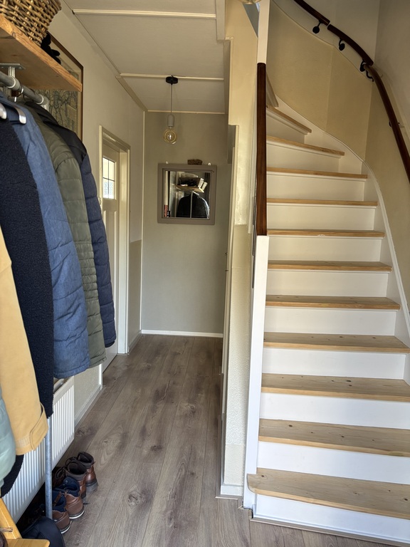 Stairs to the bedrooms. 