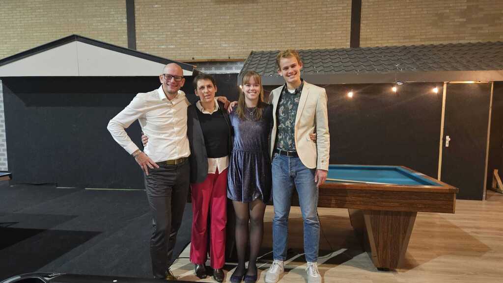 This is our family in 2025 including Luuk's girlfriend Suzanne.