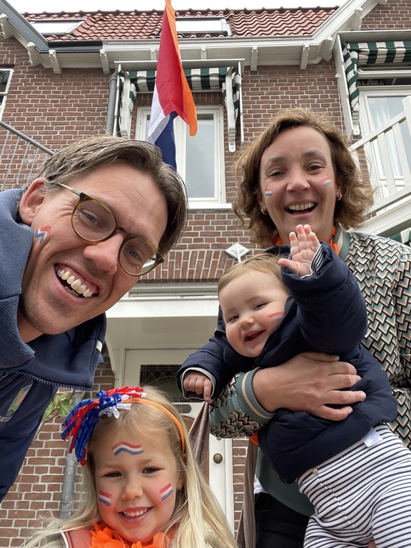 Floor, Janne, Laure and Floortje on King's Day 2022! 