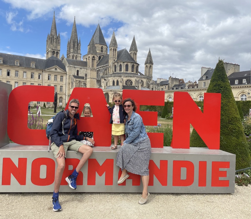 Floor, Janne, Laure and Floortje in Caen during the summer holidays in 2024! 