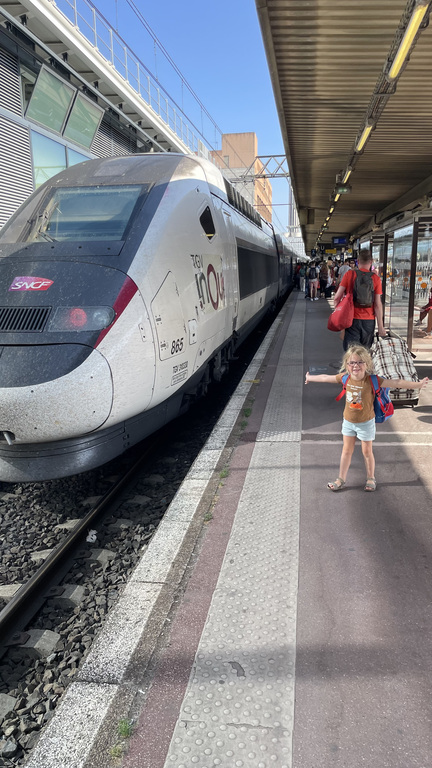 We love to travel by train