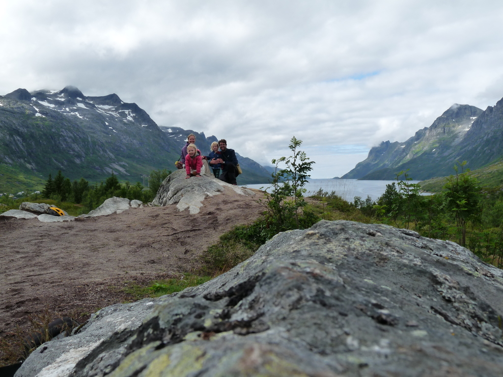 Summer 2022, all together on home exchange in Norway