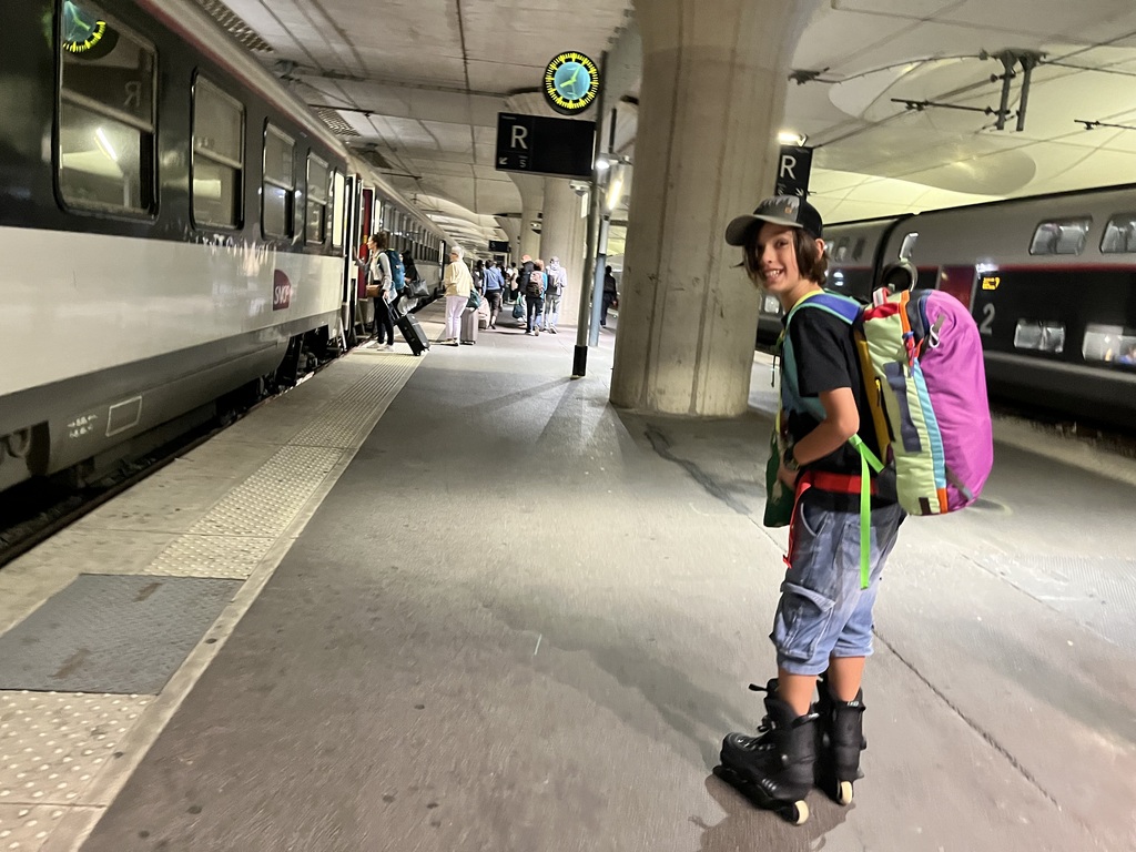 boarding the night train