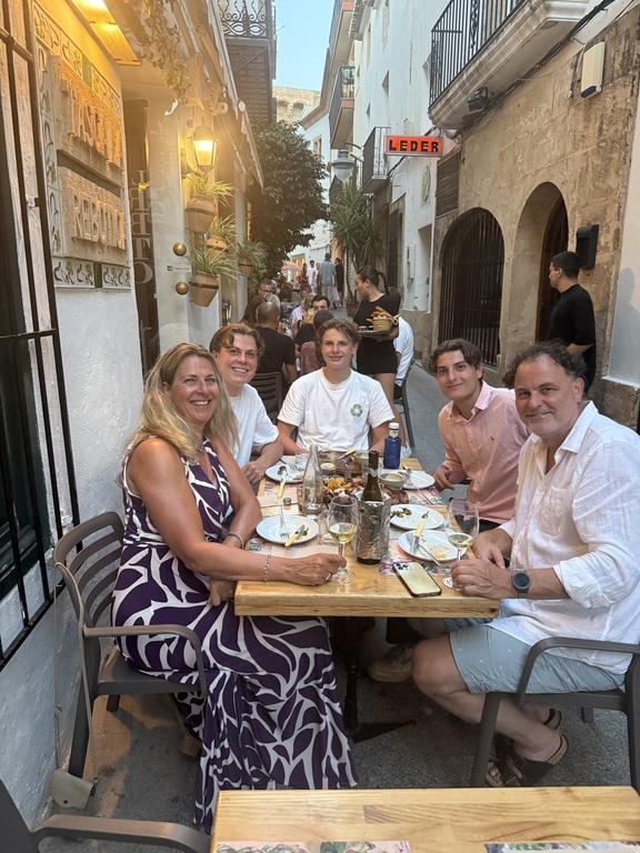 Family dinner last summer