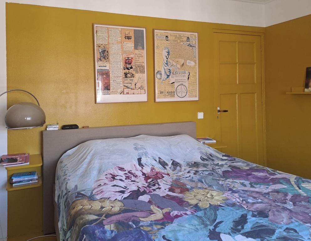 The bedroom, at the second floor of our apartment.