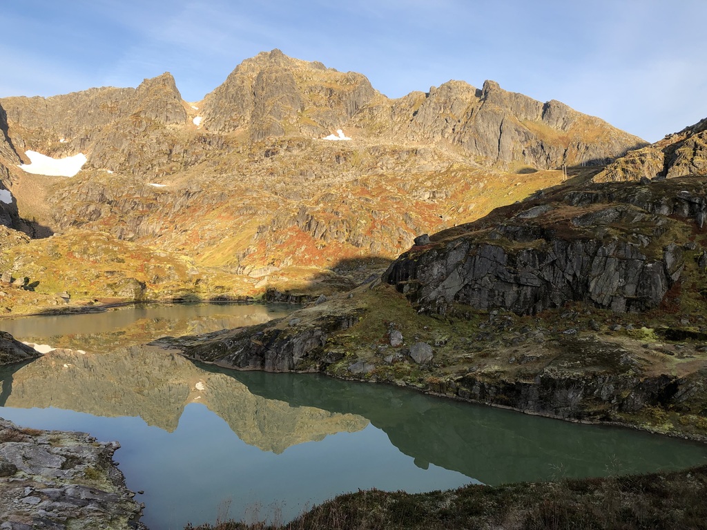 View from the ‘Trollfjord hytta’