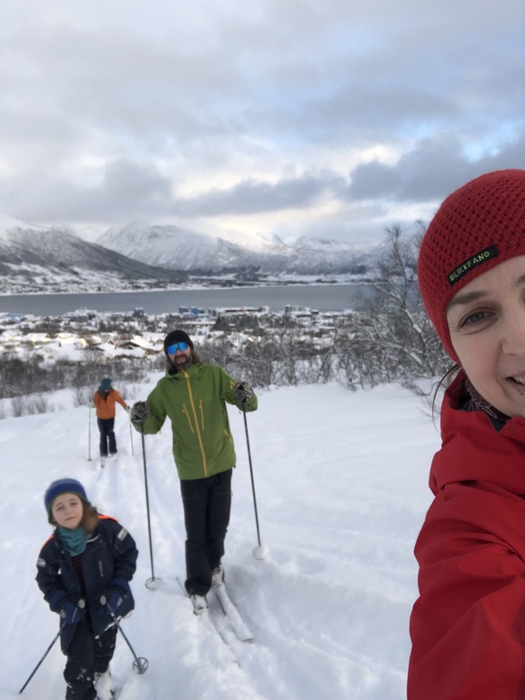 Sortland in the background 