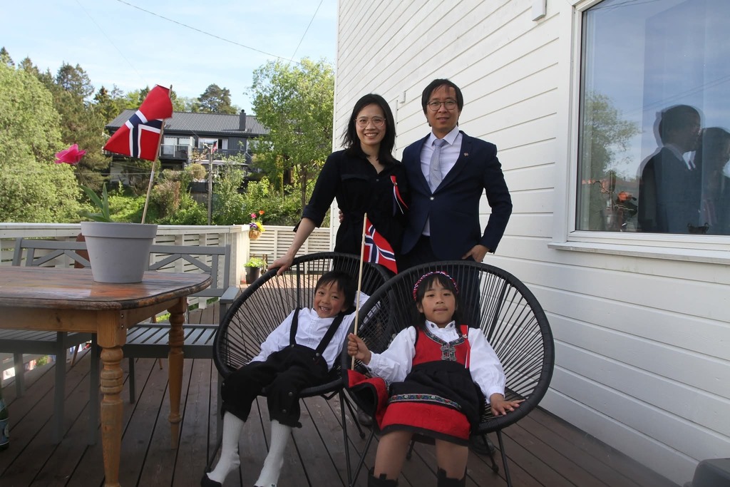Our family celebrated Norwegian national day