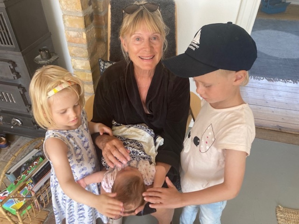 Happy granny with 3 out of 6 beloved:)