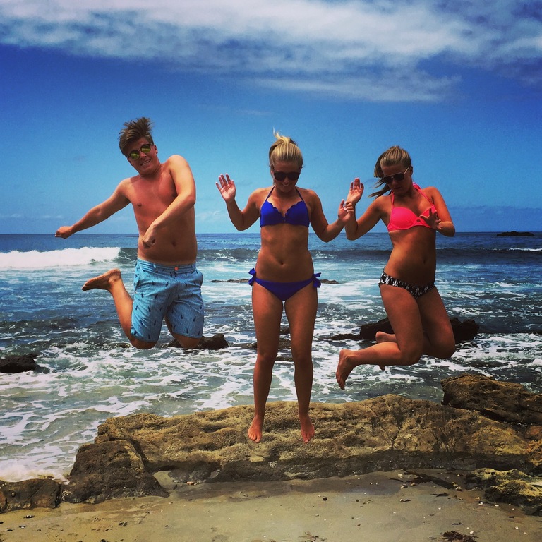 Axel, Olivia & Evelina, Laguna Beach 2015