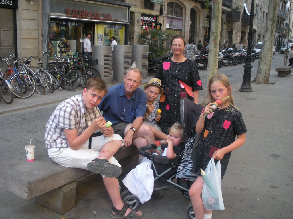 Our family on our way to an Interval exchange in Punta Umbria, Spain 2013