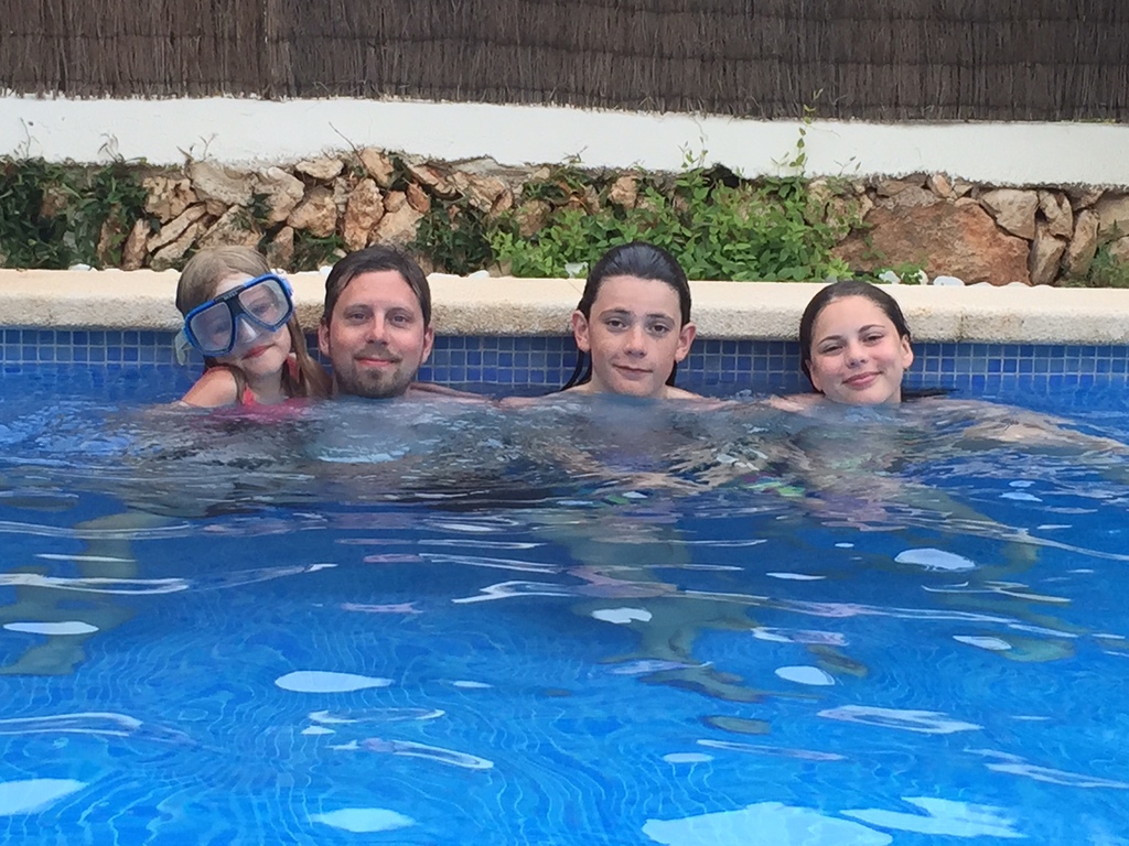 The whole family in Spain (2015). I am not in the picture since I'm taking it : )