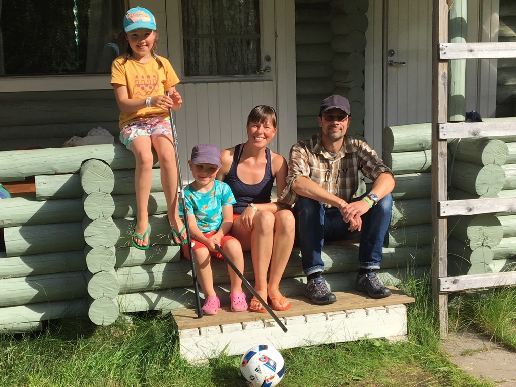 At the country house in Finland