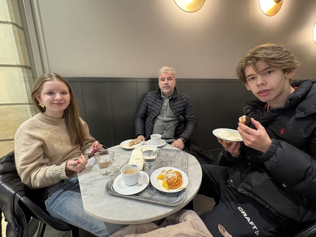 Swedish ”fika” at a cafe in Stockholm