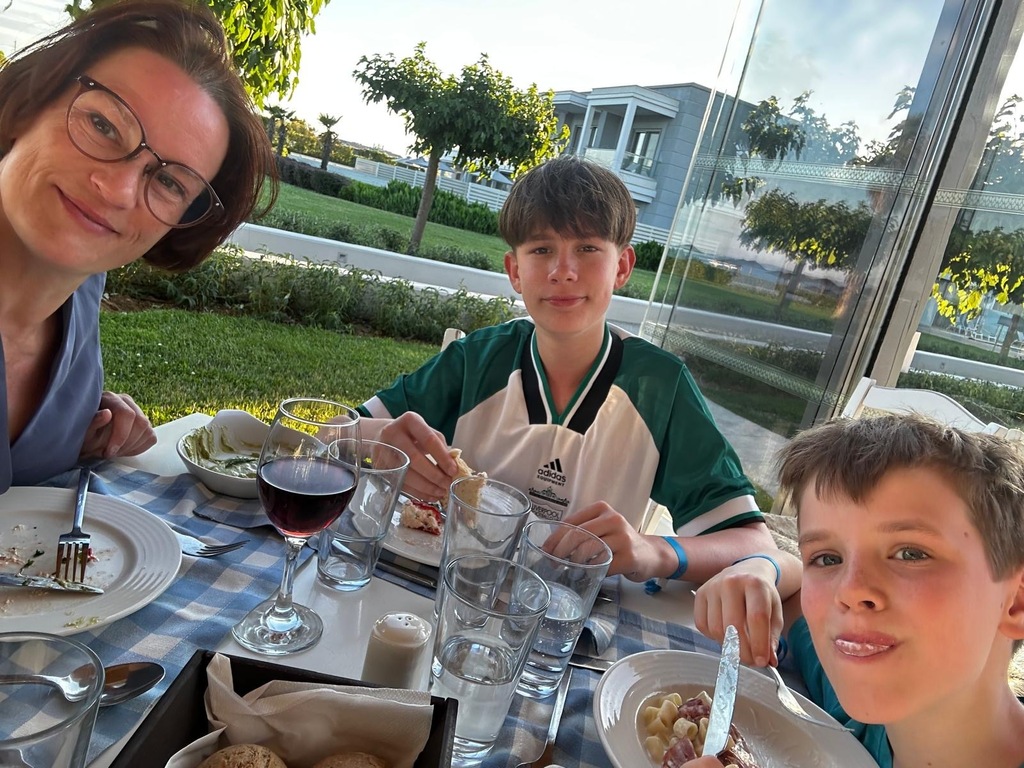 The three, travelling